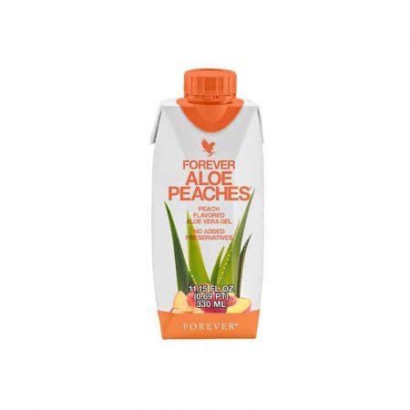 Forever Aloe Peaches Minis  (Pack of 12 bottles)